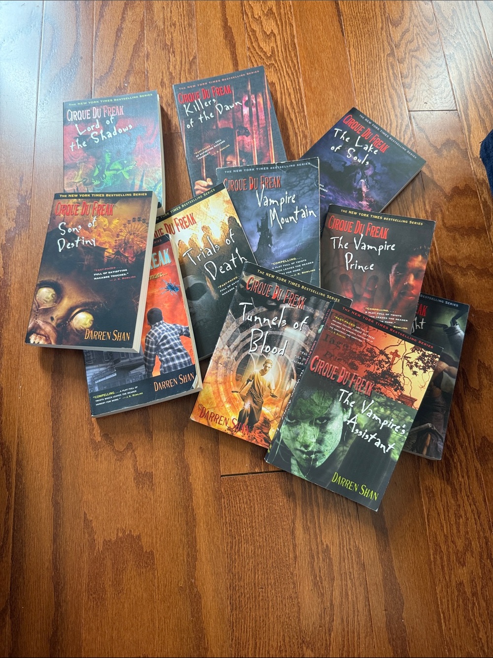 Cirque Du Freak Darren Shan Complete 12 Book Series Paperback Set